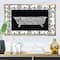 Designart - Paris Hotel Bathroom I - Traditional Bathroom Canvas in Gold Frame
